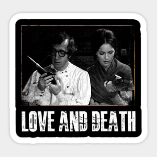 Woody Allen Classics and Death Apparel Sticker